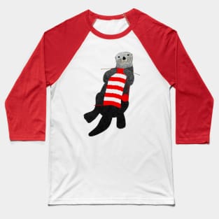 Knitting sea otter Baseball T-Shirt